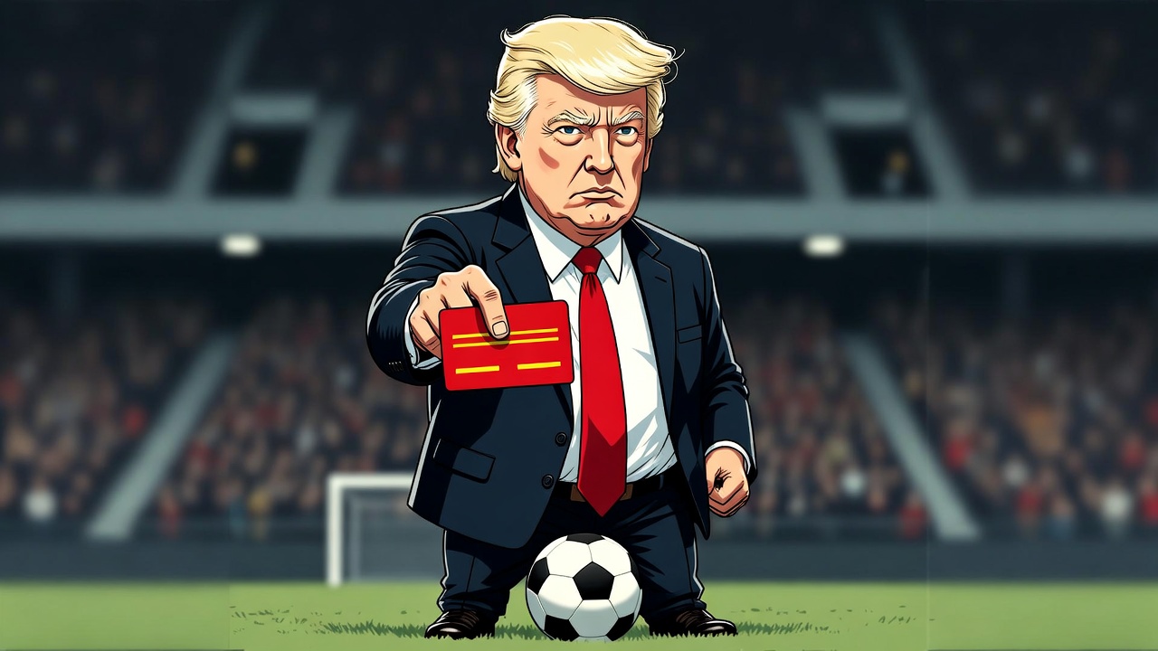 Trump eltöröltette az amerikai játékos piros lapját