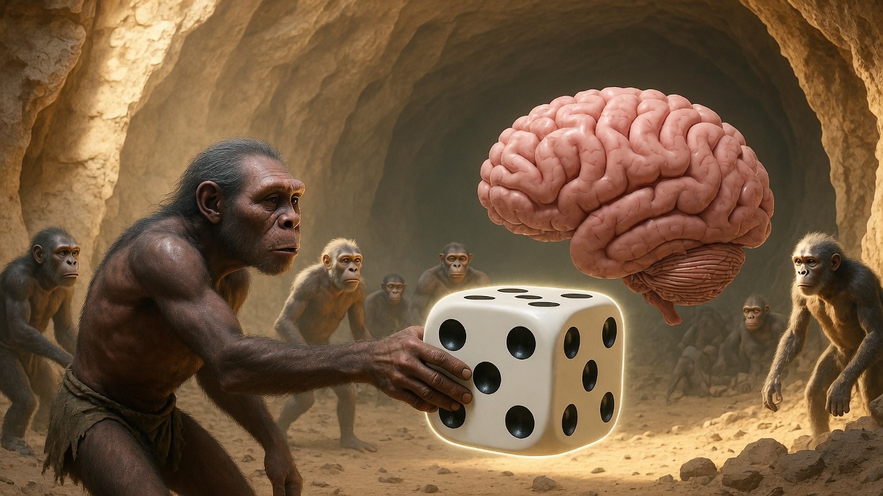 Evolúció kockadobással? A véletlennek köszönhetjük agyunk méretét