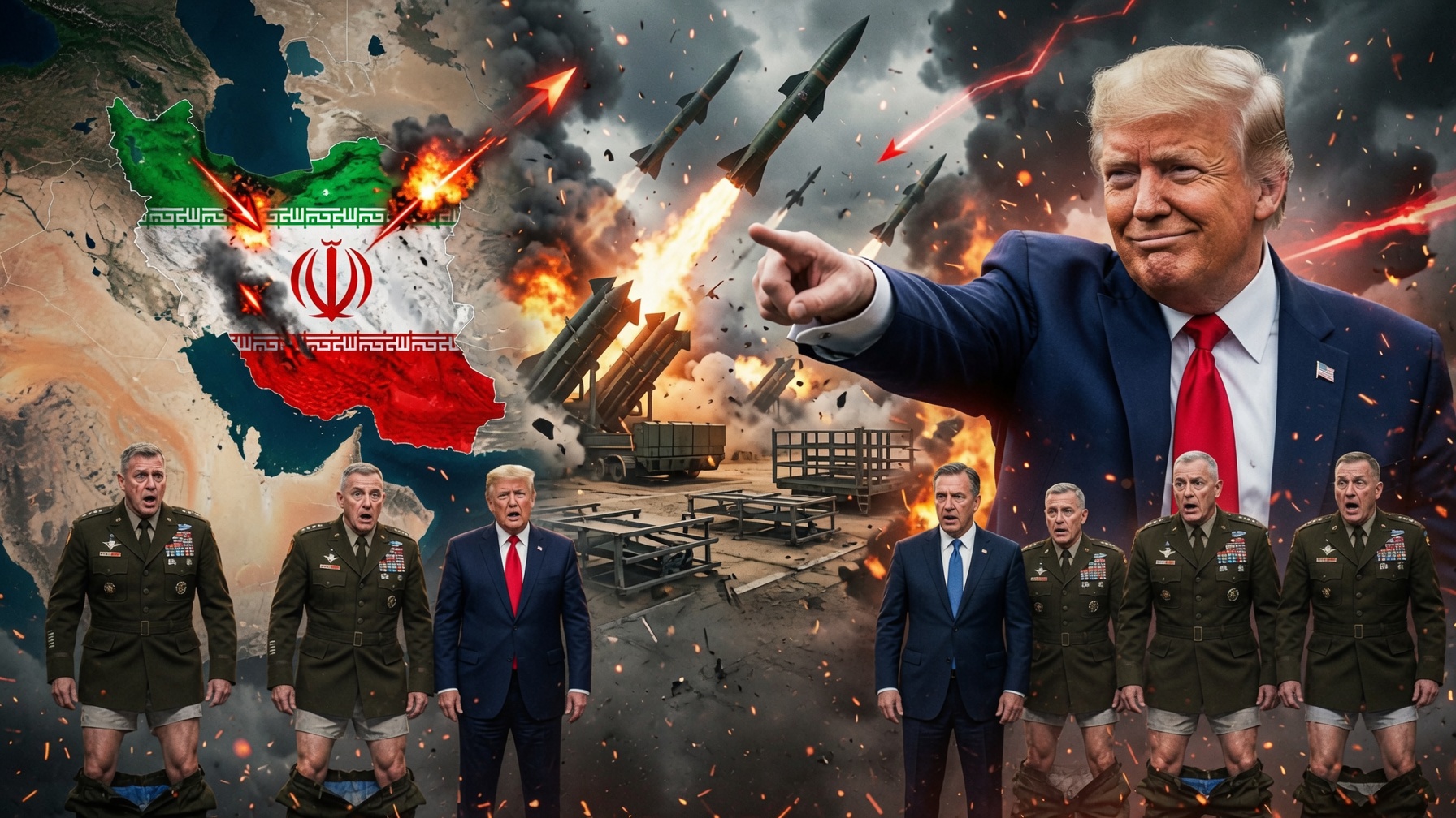 Trump kilőtte az amerikai rakéta-készletet Iránra, most állnak letolt gatyával