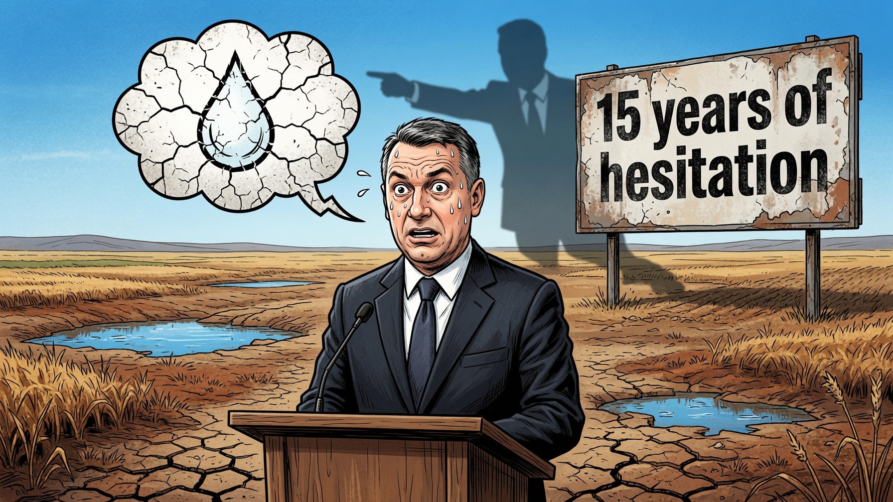 Lázár János őszödi pillanata a szárazságról