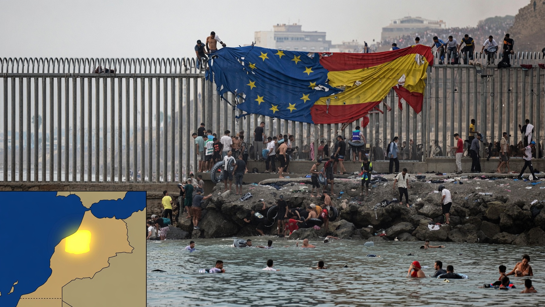 Ceuta egy Európai Unió elleni támadás