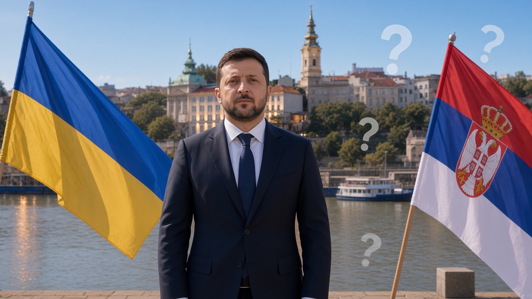 „Pofon az oroszoknak": Zelenszkij Belgrádban