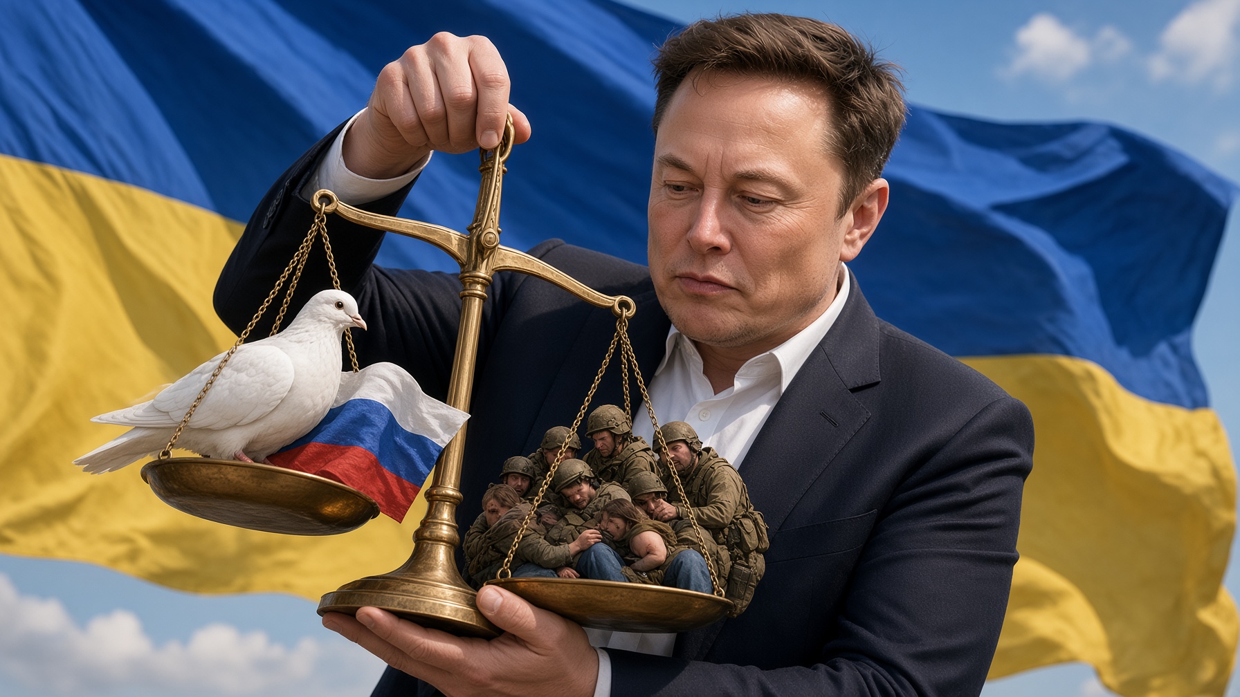 Elon Musk az ukránok életével fizetne a békéért