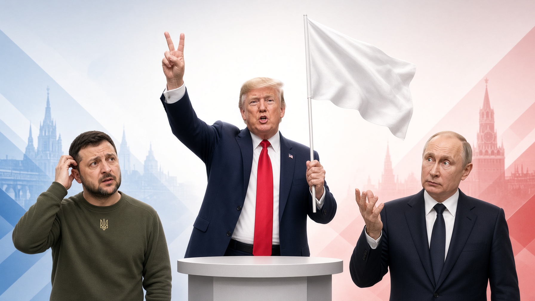 Trump bejelentette a tűzszünetet, amelyről Kijev és Moszkva sem tudott
