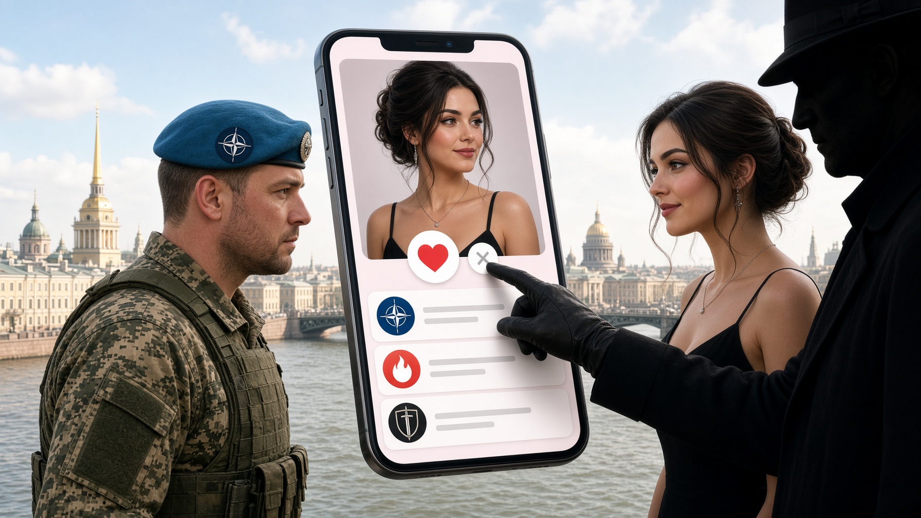 Tinder, NATO, Szentpétervár: az FSZB is bekapcsolódott a a románcba