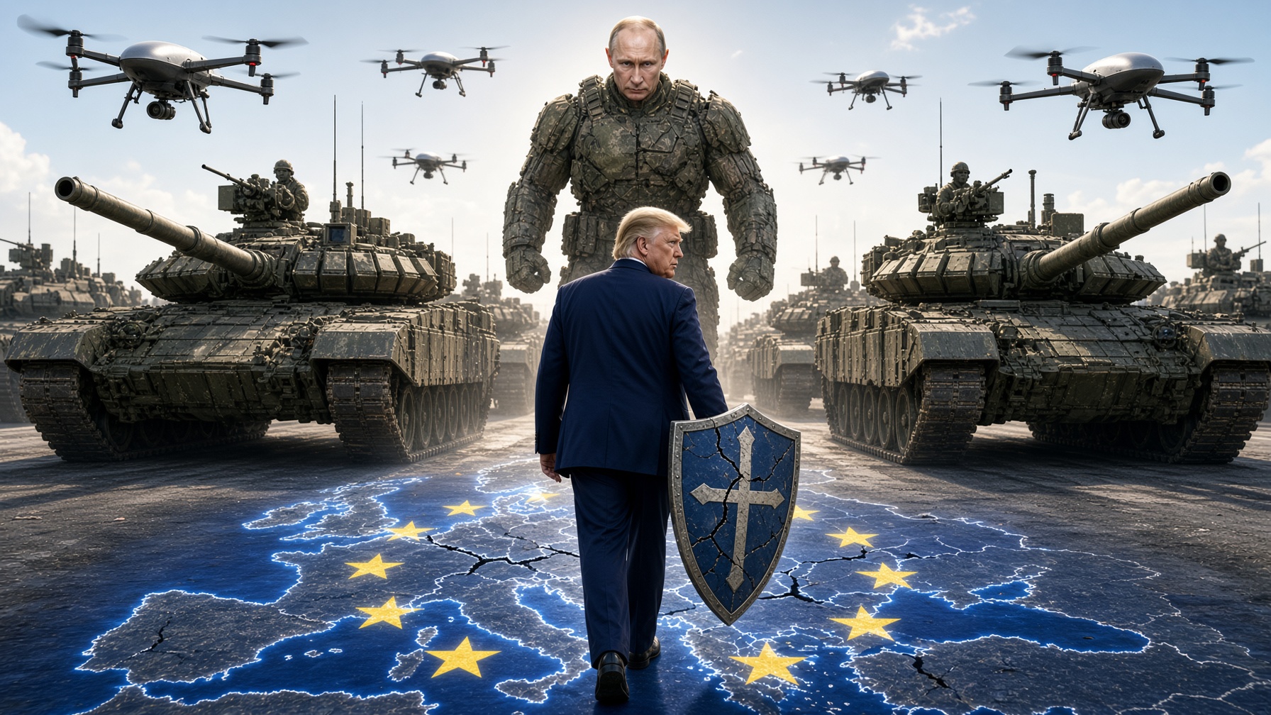 Trump Amerikája éppen akkor fordít hátat Európának, amikor Oroszország támadásra készül thumbnail