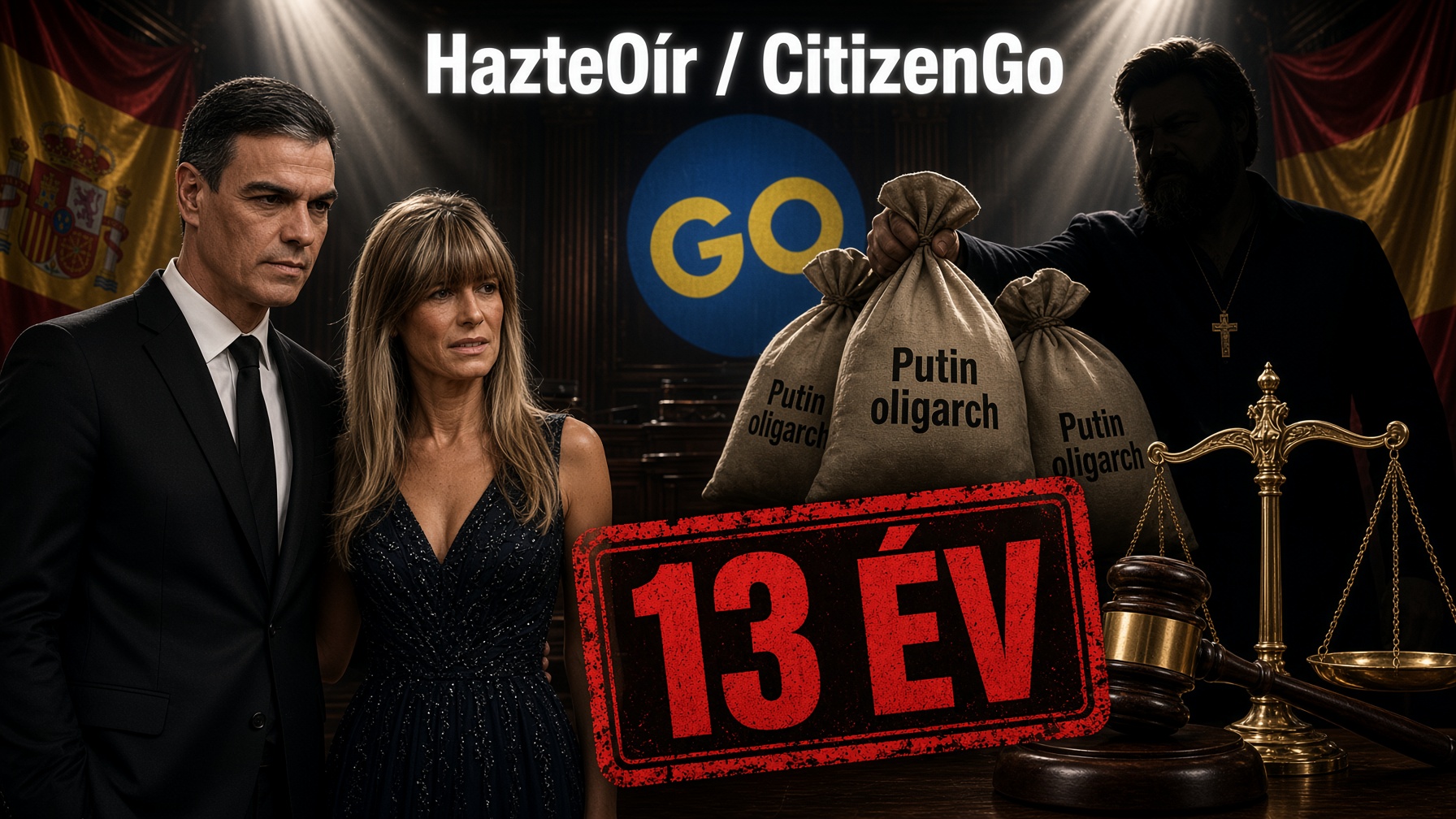 Tizenhárom évet kér Sánchez feleségére az a szervezet, amely Putyin oligarchájától kért pénzt thumbnail